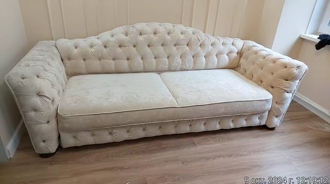 Замена обивки дивана на дому. Рогачёво