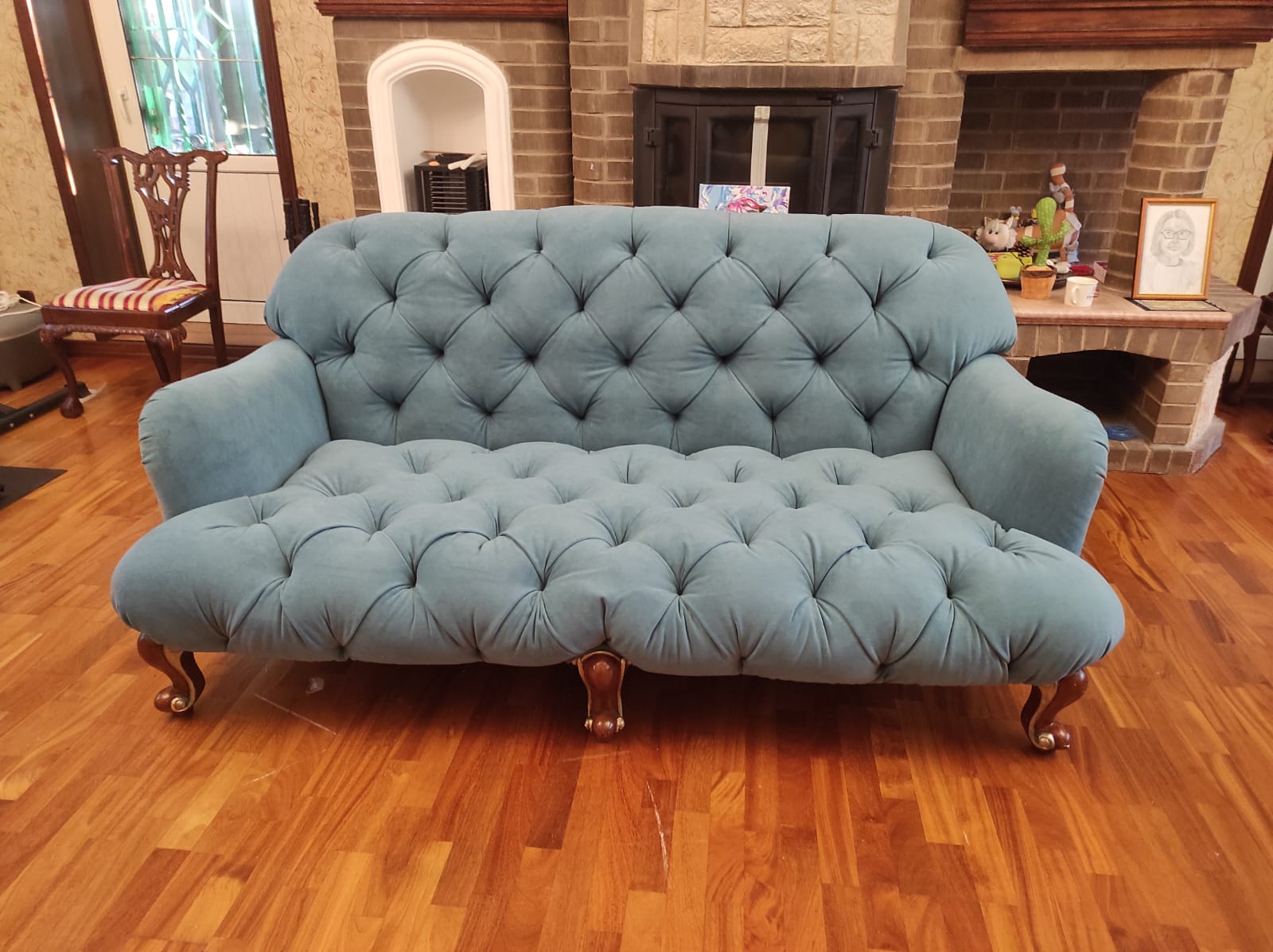 Обивка дивана. Рогачёво