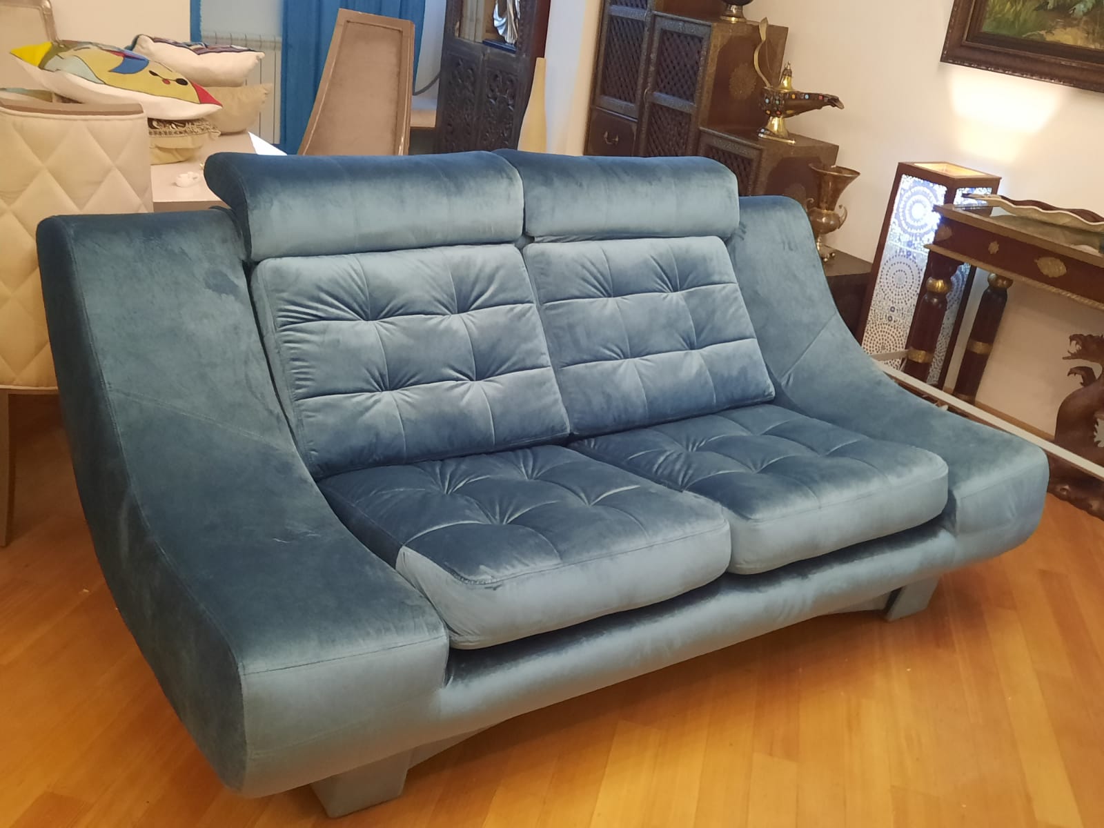 Обивка дивана на дому. Рогачёво